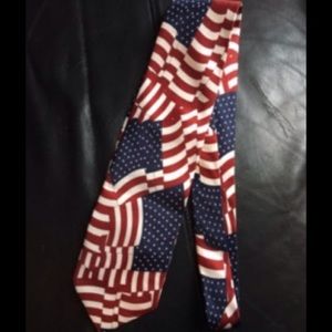 Patriot Red, White and Blue Handmade Necktie